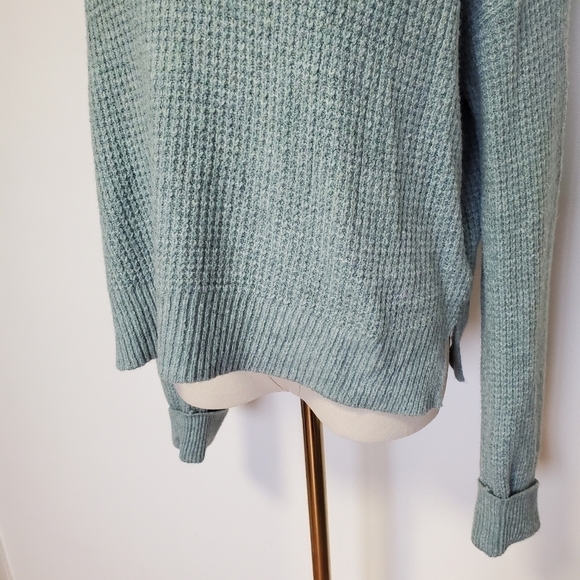 NWT William Rast V neck Sweater with collar - Picture 6 of 7